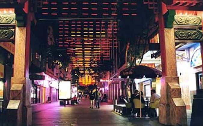 Dixon Street China Town lighting by Limelight Australia