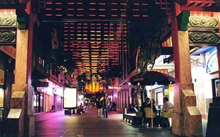 Dixon Street China Town lighting by Limelight Australia