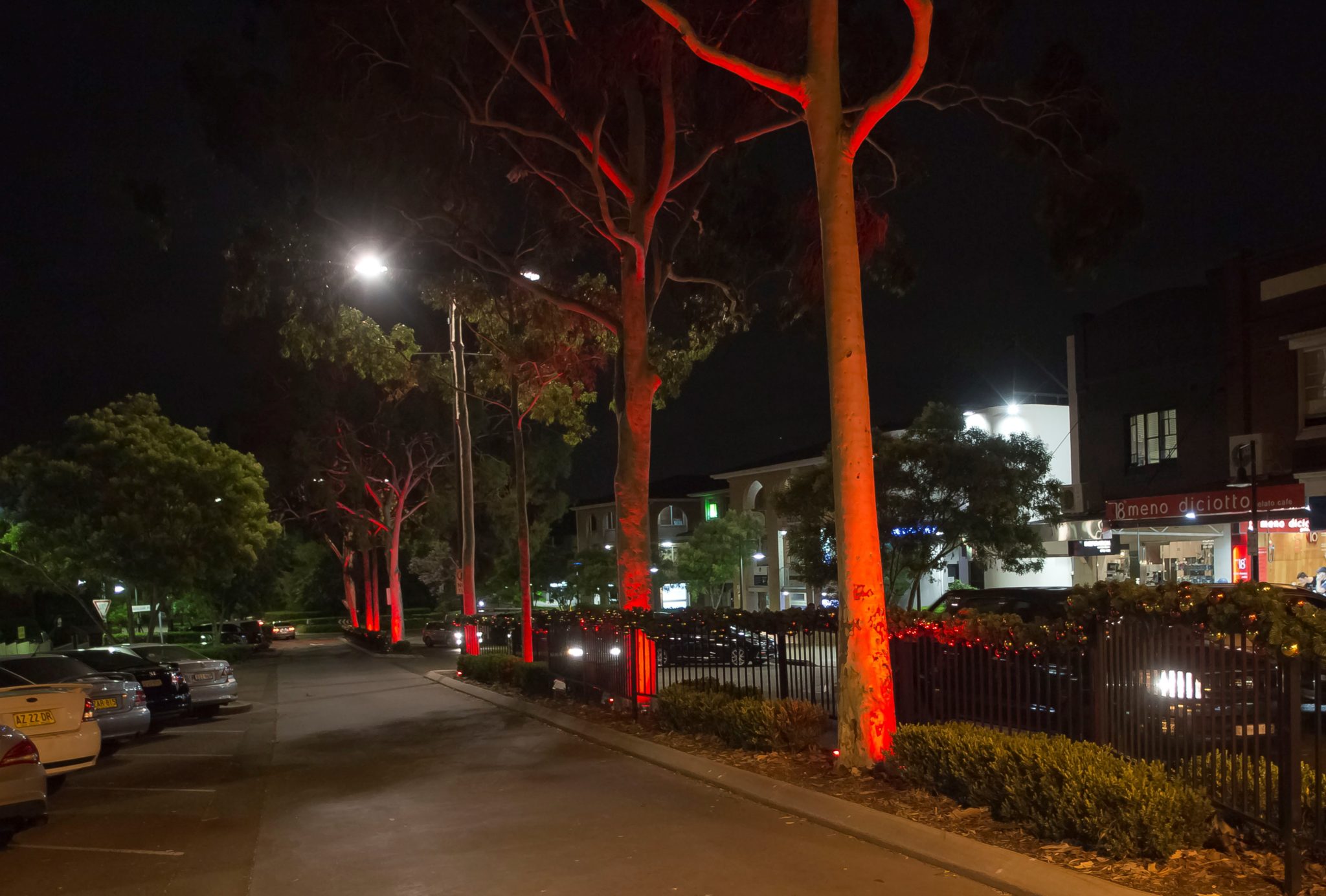 Majors Bay Road lighting installation by Limelight Australia