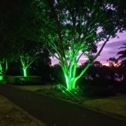 Rhodes lighting display by Limelight Australia